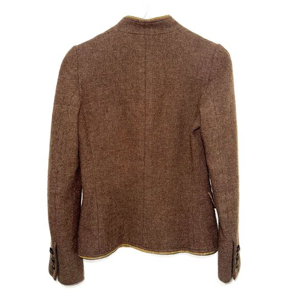 Moschino CheapandChic Wool Military Blazer - Brown 6 - Picture 2 of 9